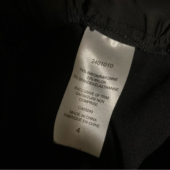 SC&CO Black Dress Pants Size 04 - Picture 4 of 7